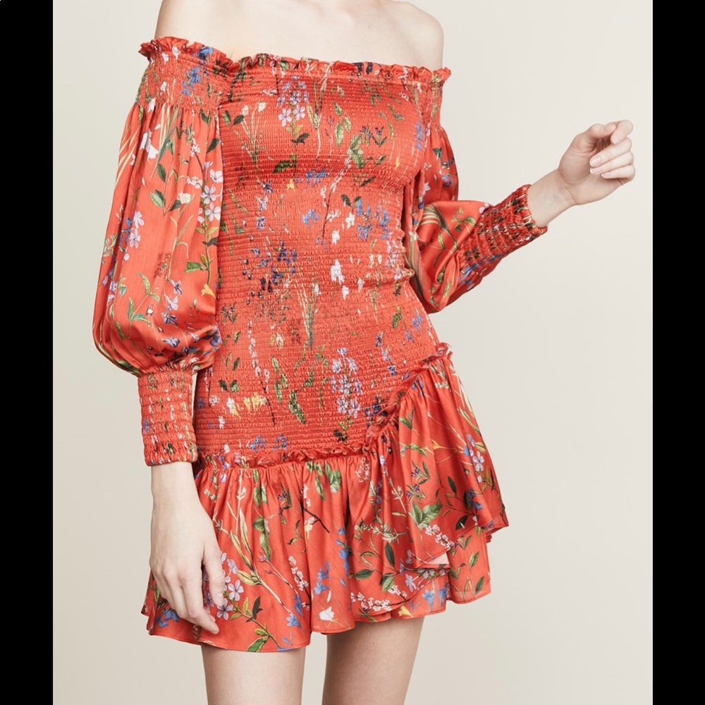 Alexis Strapless Mini Dress with smocking details